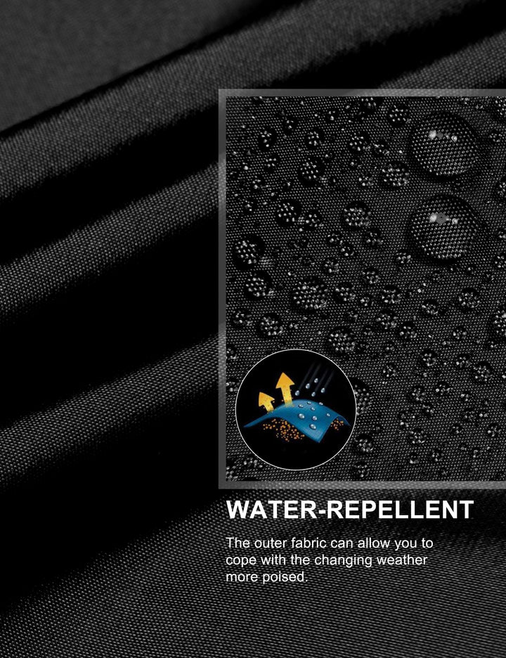 Men's Water-Repellent Windbreaker Packable, Quick-Dry Jacket Half Zip Pullover MP-US-DK