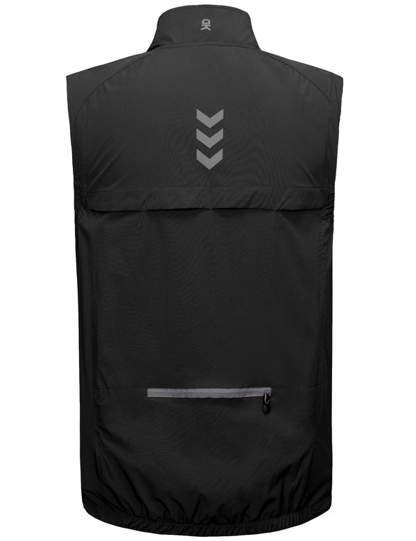 Men's Quick Dry Stretchy Windproof Vest for Cycling