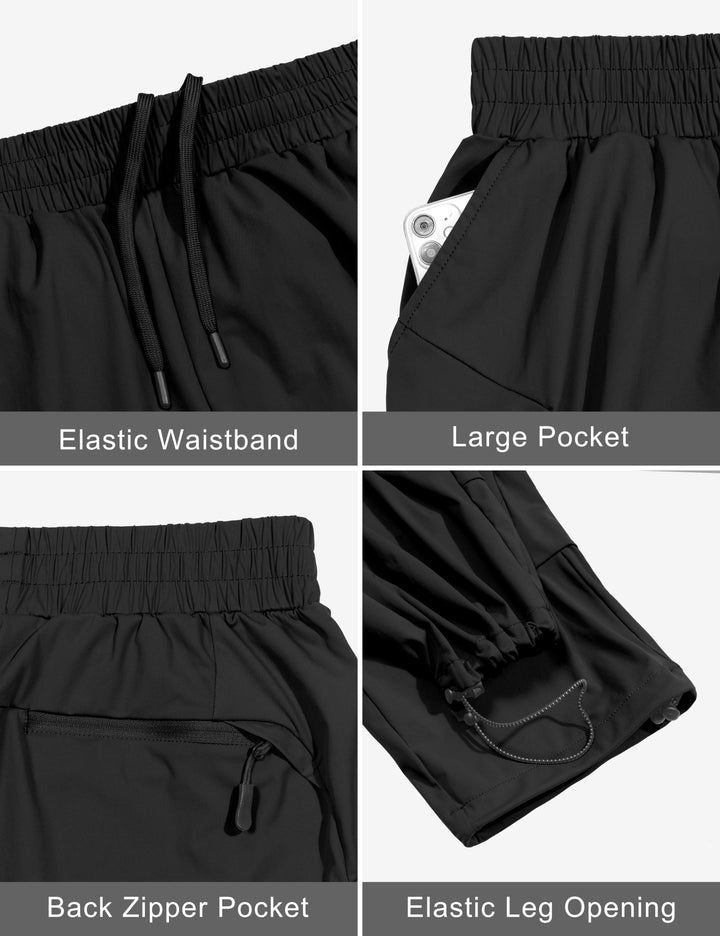 Women's Capri Pants, Summer Crop Pants Below Knee for Hiking, Jogging MP-US-DK