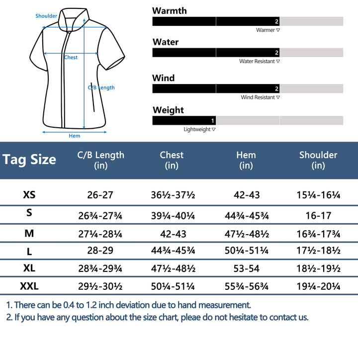 Women's Lightweight Short Sleeve Jacket, Warm Windproof Puffer Vest MP-US-DK