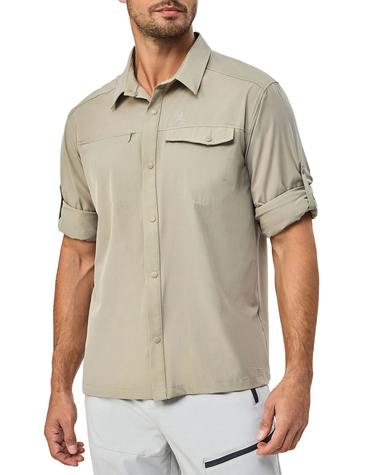 Men's Lightweight Quick Dry UPF50 Long Sleeve Shirts MP-US-DK