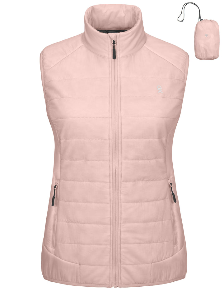 Women????¡ìo??¡ì?¡ìs Lightweight Puffer Vest, for Hiking Ski Walking MP-US-DK