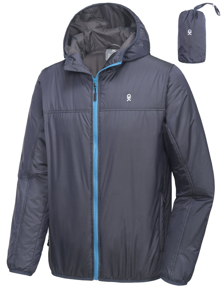 Men's Lightweight Packable Windproof Insulation Running Jacket MP US-DK
