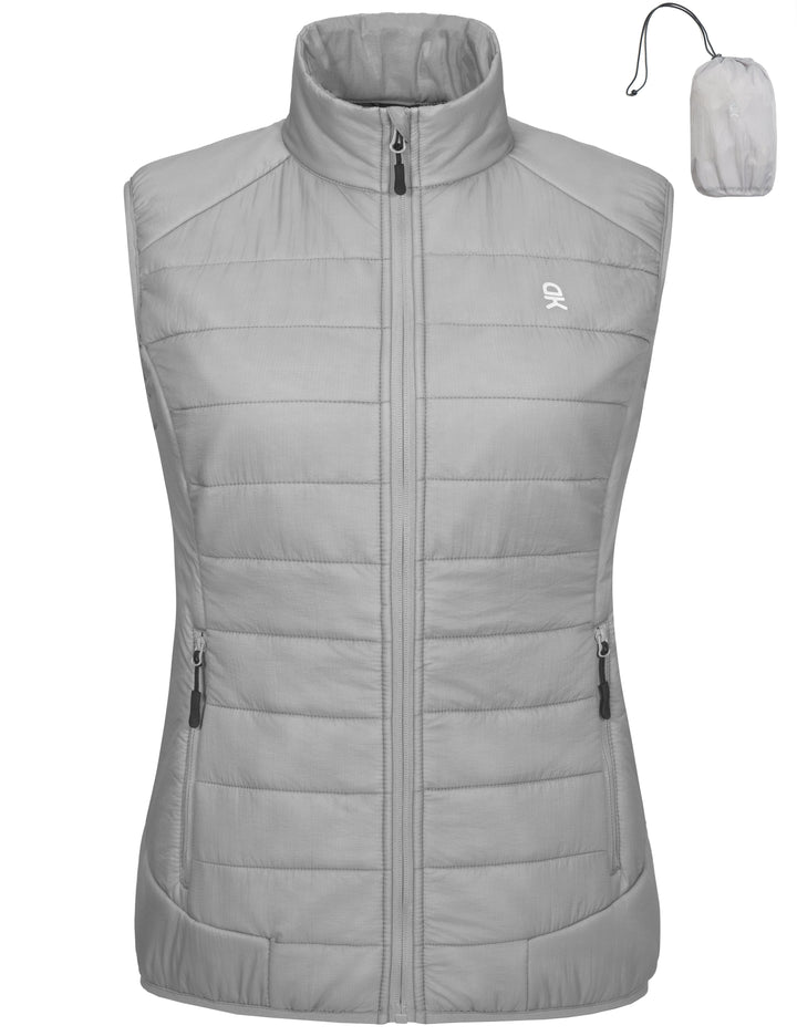 Women????¡ìo??¡ì?¡ìs Lightweight Puffer Vest, for Hiking Ski Walking MP-US-DK