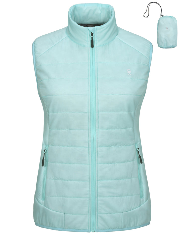 Women????¡ìo??¡ì?¡ìs Lightweight Puffer Vest, for Hiking Ski Walking MP-US-DK