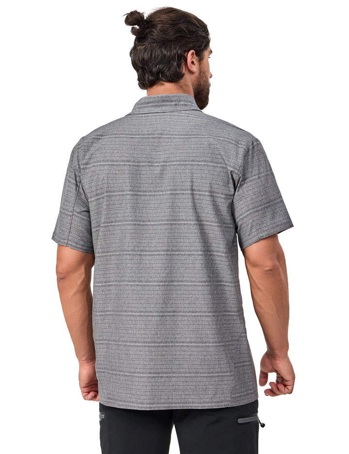 Men's Lightweight Quick Dry Button Down Breathable UPF50 Shirts MP-US-DK