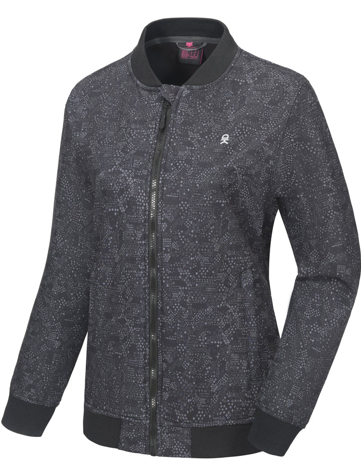 Women's Lightweight Warm Fleece Softshell Winter Bomber Jacket MP US-DK