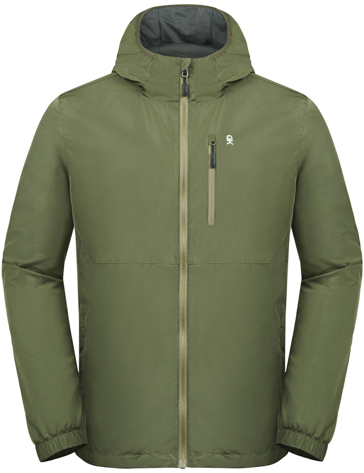 Men???¡§o?¡§¡§s Quick Drying Water Resistant Light Jacket with Full Zip MP-US-DK