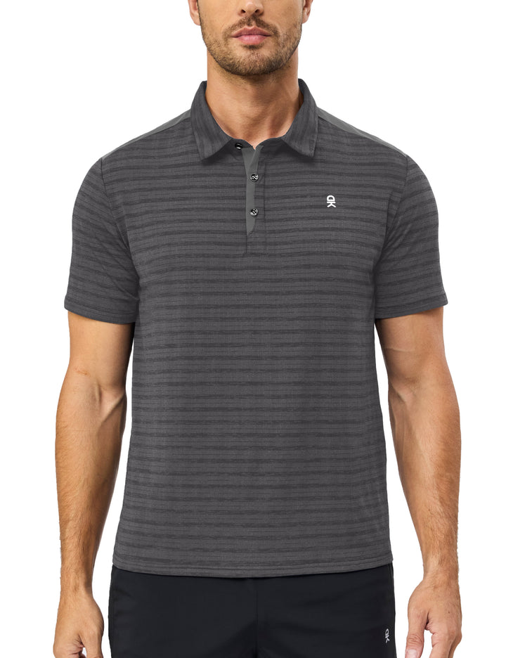 Men's Golf Short Sleeve Polo Shirt with Quick Dry Stretch MP-US-DK
