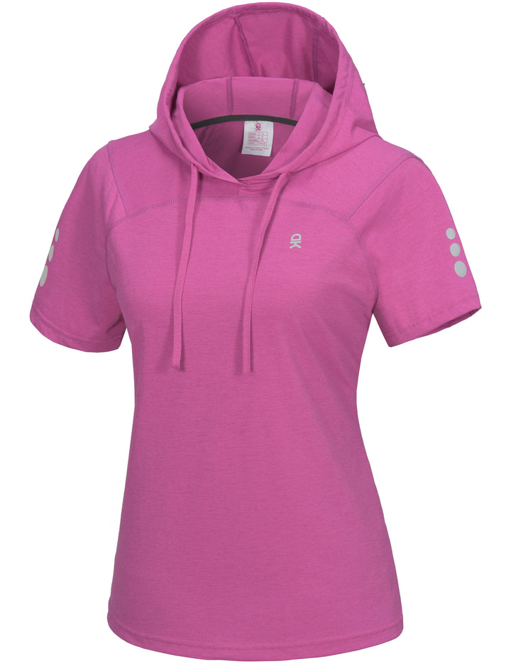 Women's Short Sleeve Quick Dry T-Shirt Stretch Basic Tops Tee MP-US-DK