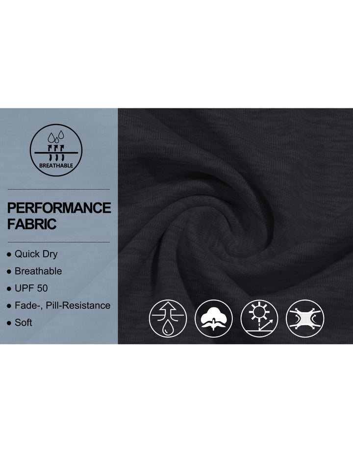 Men????¡ìo??¡ì?¡ìs Lightweight  UPF 50 Long Sleeve Athletic Shirts for Running Golf, Packable MP-US-DK