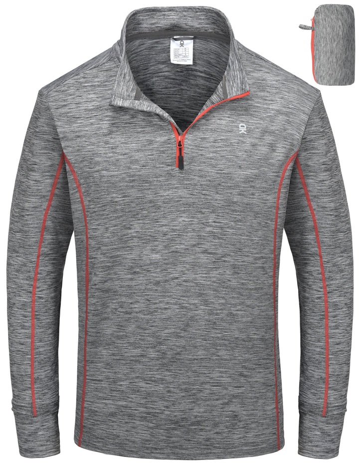 Men????¡ìo??¡ì?¡ìs Lightweight  UPF 50 Long Sleeve Athletic Shirts for Running Golf, Packable MP-US-DK