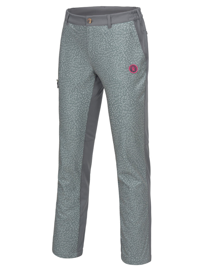 Women's Water Repellant Softshell Fleece Lined Ski Pants MP US-DK