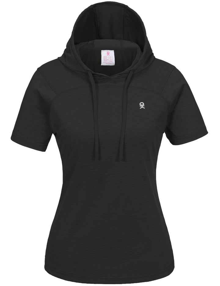 Women's Short Sleeve Quick Dry T-Shirt Stretch Basic Tops Tee MP-US-DK
