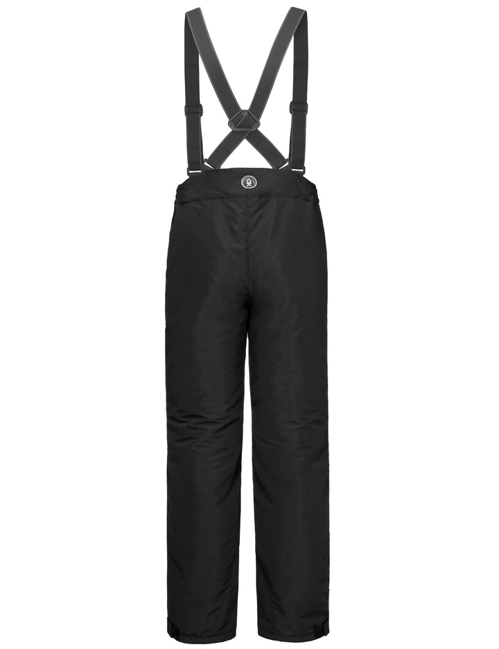 Men's Water Resistant Ski Bibs Insulated Snow Pants with Detachable Suspenders MP US-DK