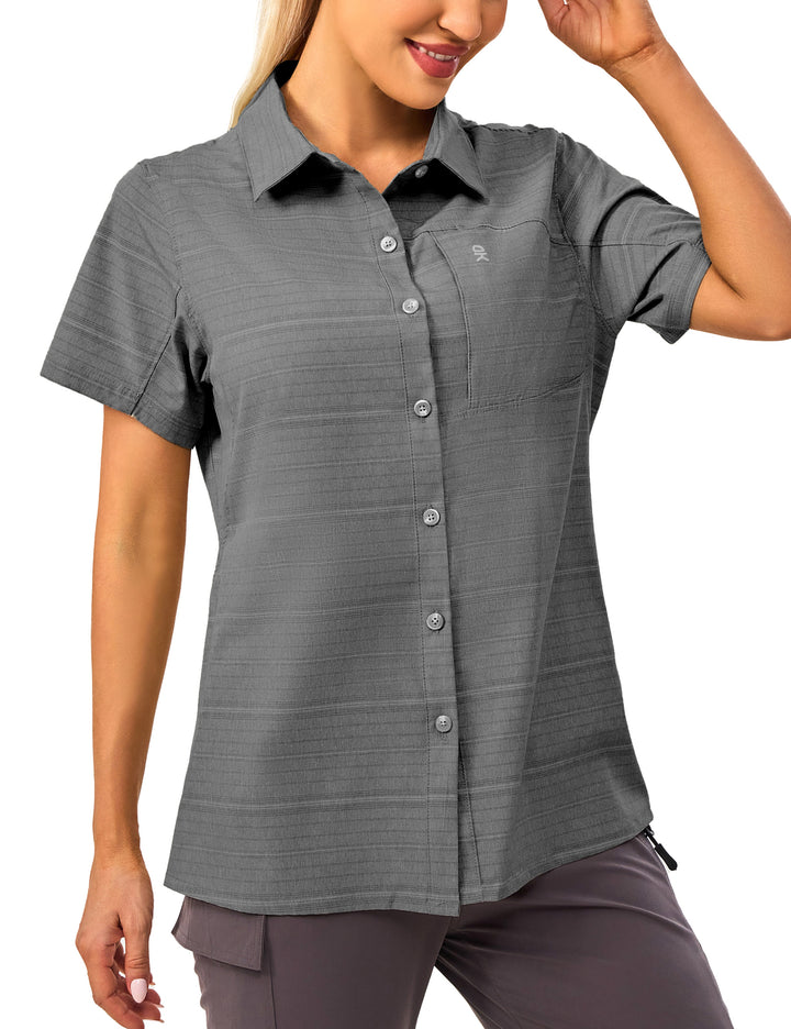 Women's UPF 50 UV Protection Fishing Hiking Shirts MP-US-DK