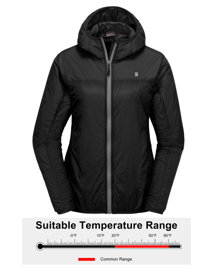 Women's Lightweight Packable Windproof Insulation Running Jacket MP US-DK
