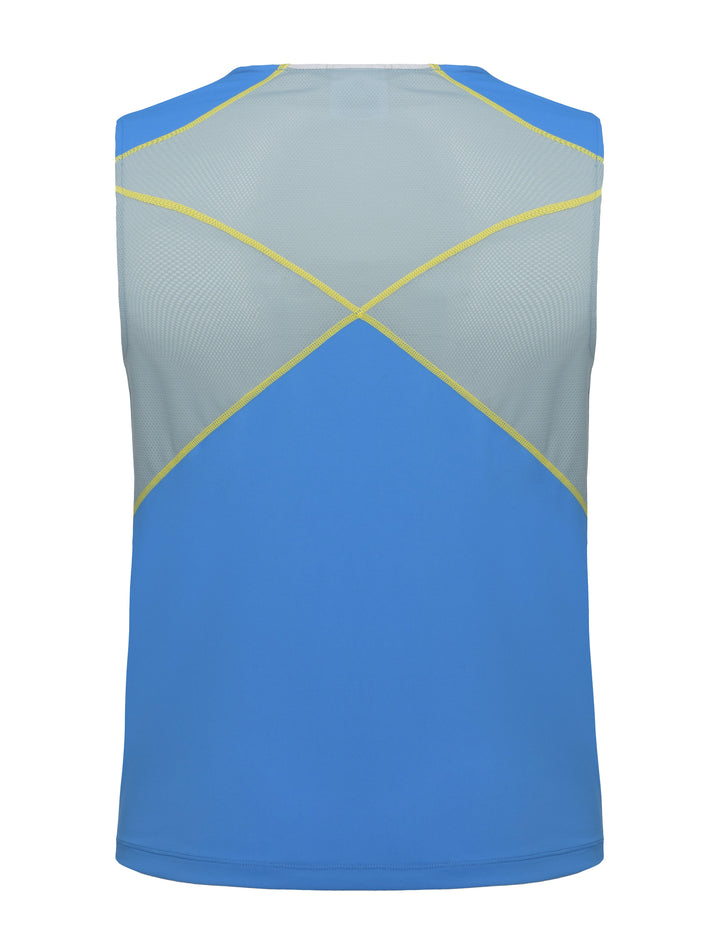 Men's Workout Running Sleeveless Shirt Mesh Quick Dry Tank Top MP US-DK