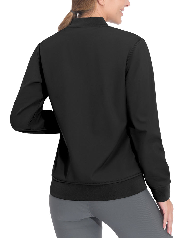 Women's Lightweight Warm Fleece Softshell Winter Bomber Jacket MP US-DK