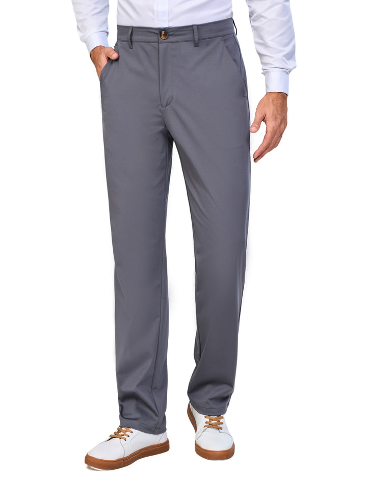 Men???¡§o?¡§¡§s Regular Fit Dress Pants Golf Pants Casual Travel Pants MP-US-DK