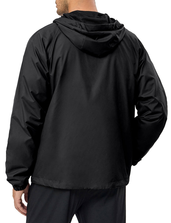 Men???¡§o?¡§¡§s Lightweight Windbreaker Jacket Hiking Running Golf Travel MP-US-DK