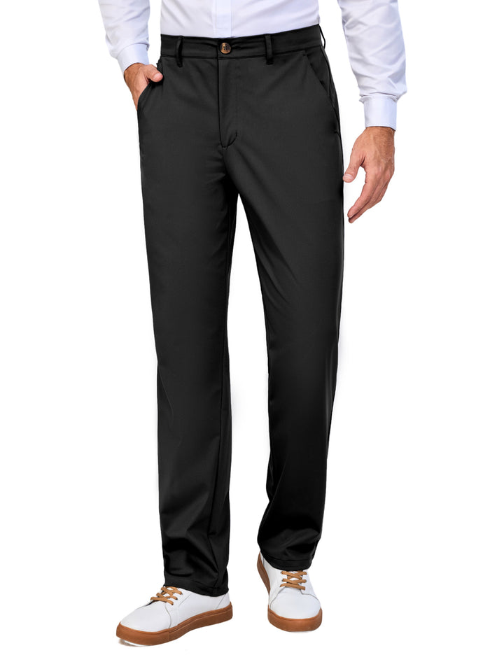 Men???¡§o?¡§¡§s Regular Fit Dress Pants Golf Pants Casual Travel Pants MP-US-DK