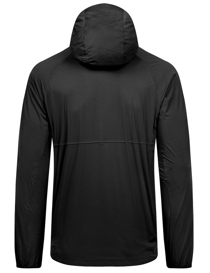 Men???¡§o?¡§¡§s Ultra Light Waterproof Hooded Rain Jacket, for Hiking, Fishing, and Cycling MP-US-DK