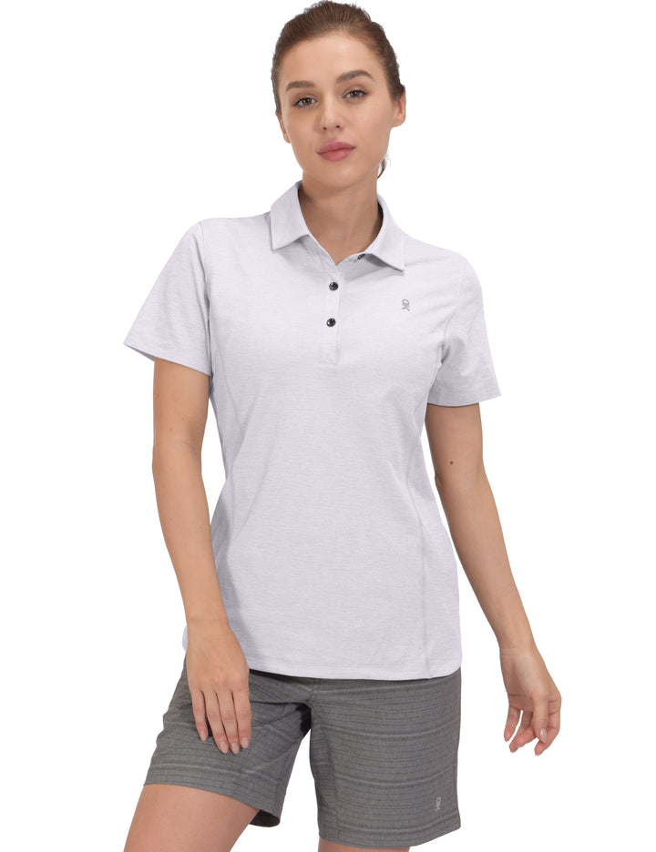 Women's Quick Dry Lightweight Golf Polo Shirt Short YDF US-DK