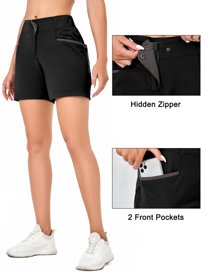 Women Stretch Quick Dry Shorts for Hiking Travel Casual MP US-DK