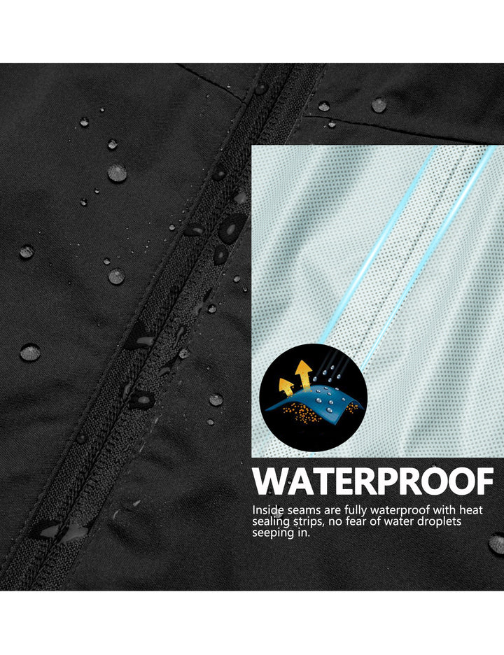 Men???¡§o?¡§¡§s Ultra Light Waterproof Hooded Rain Jacket, for Hiking, Fishing, and Cycling MP-US-DK