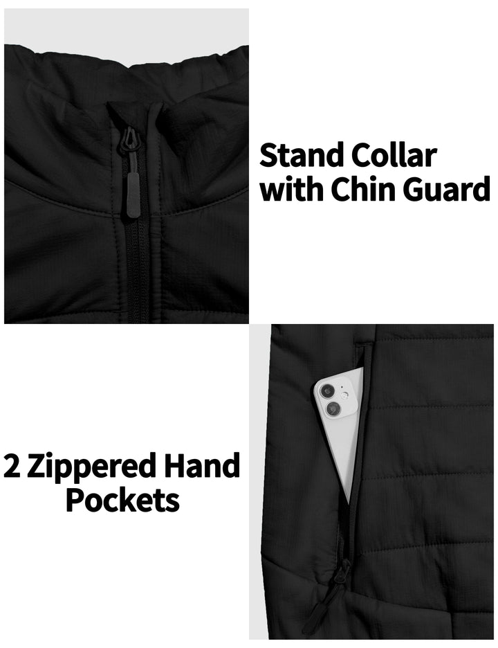 Women????¡ìo??¡ì?¡ìs Lightweight Puffer Vest, for Hiking Ski Walking MP-US-DK