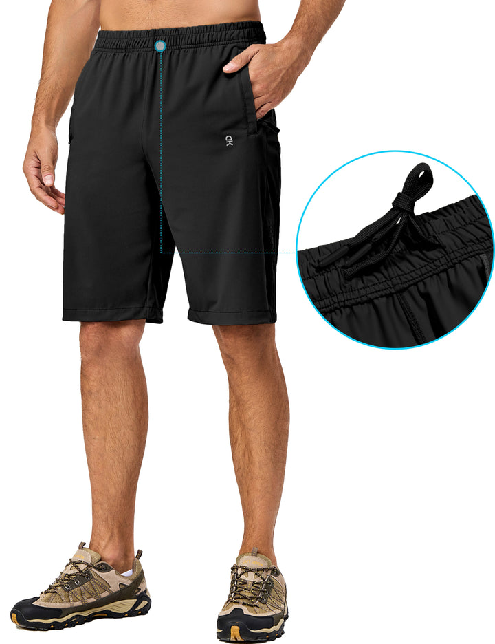 Men's Quick Dry Lightweight Athletic Shorts for Hiking Running Basketball MP-US-DK