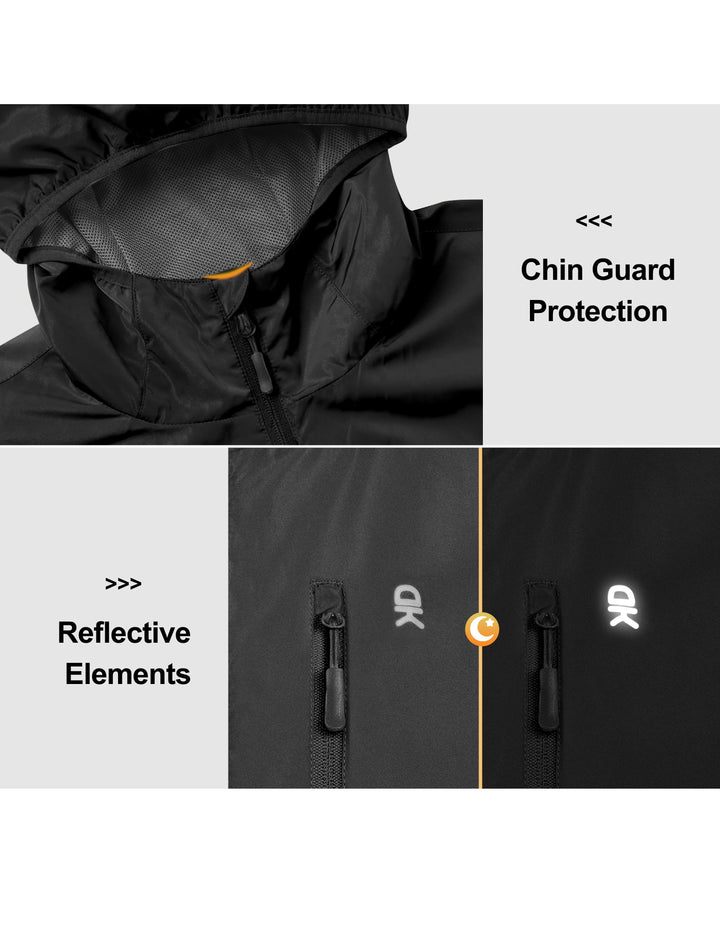 Men???¡§o?¡§¡§s Quick Drying Water Resistant Light Jacket with Full Zip MP-US-DK