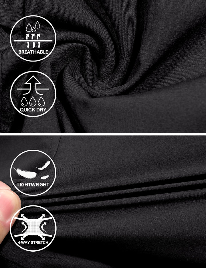 Men's Quick Dry Hiking Cargo Shorts Athletic Swim Board Beach Shorts MP-US-DK