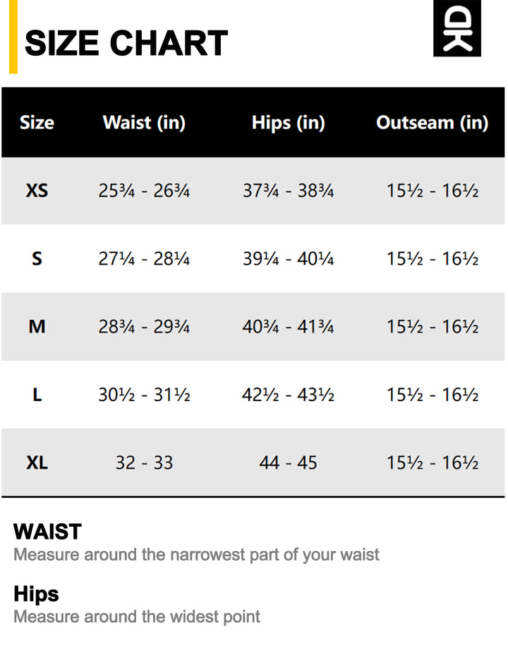 Women's Athletic Golf Skort 16 Inches Build-in Skirt YZF US-DK