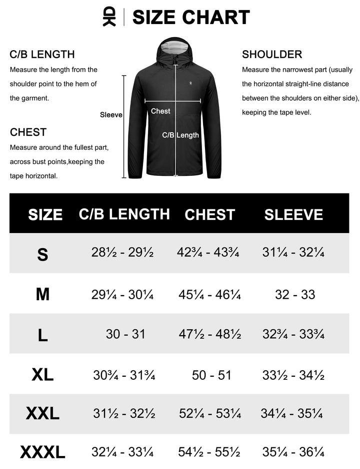 Men???¡§o?¡§¡§s Ultra Light Waterproof Hooded Rain Jacket, for Hiking, Fishing, and Cycling MP-US-DK