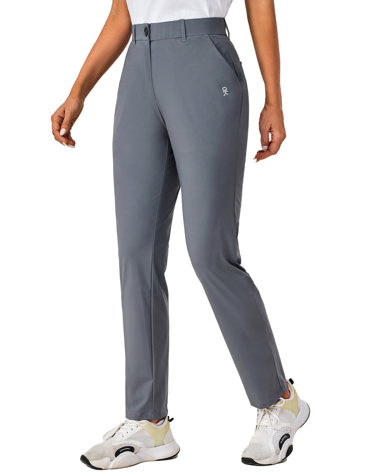Women's Golf Pants Stretch Quick Dry Lightweight t   Casual Slacks with Pockets MP US-DK