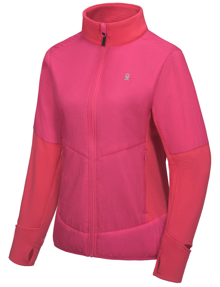 Women???¡§o?¡§¡§s Lightweight Thermal Athletic Jacket for Running MP-US-DK