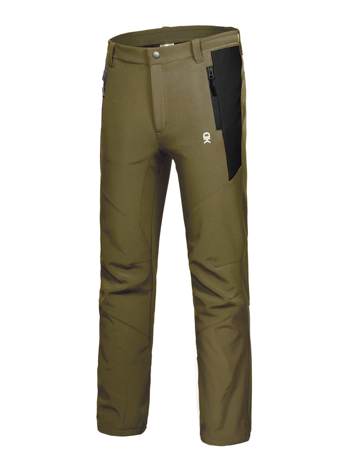 Men's Fleece Lined Ski Snow Pants YZF US-DK