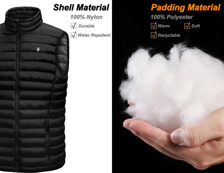 Men's Lightweight Warm Casual Puffer Vest YZF US-DK