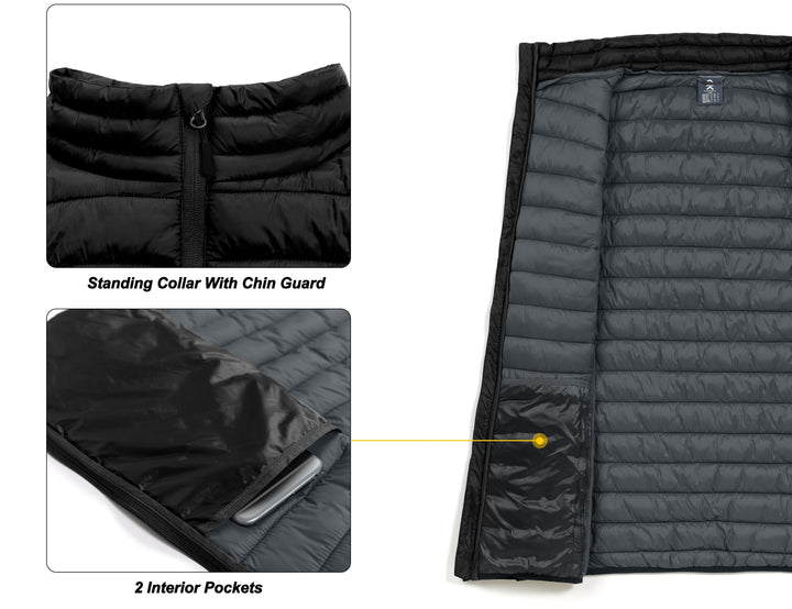 Men's Lightweight Warm Casual Puffer Vest YZF US-DK