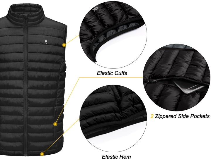 Men's Lightweight Warm Casual Puffer Vest YZF US-DK