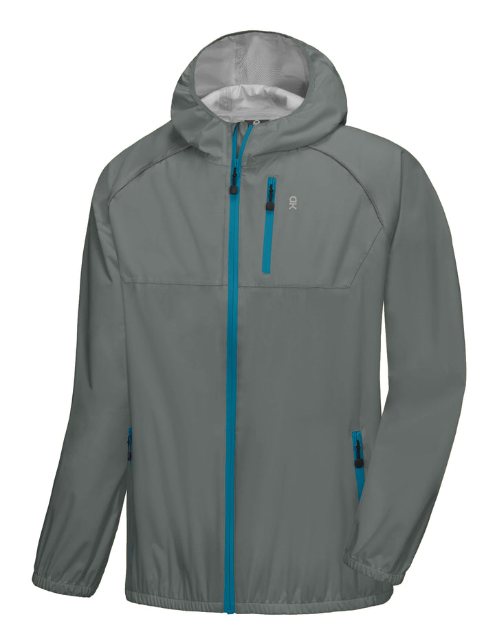Men's Rain Cycling Bike Windproof Jacket with Hood YZF US-DK