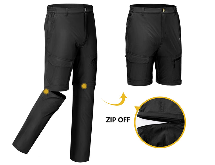 Men's Stretch UV Protection Convertible Hiking Pants YZF US-DK