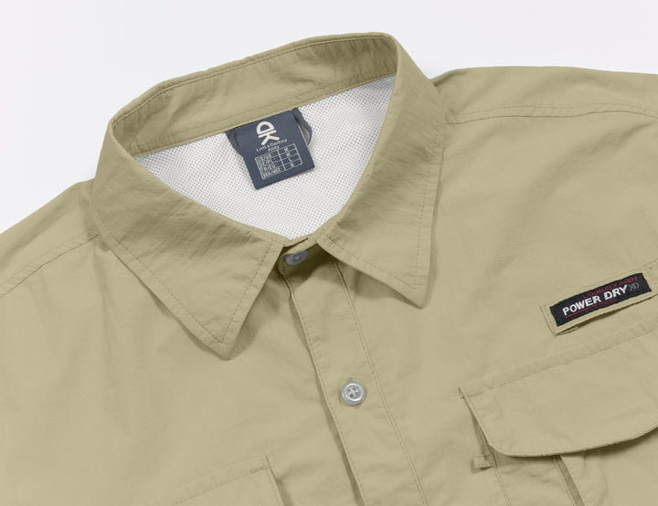 Men's UPF 50+ Short Sleeve Fishing Shirt YZF US-DK