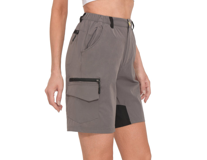 Women's 9 Inch Golf Hiking Cargo Shorts YZF US-DK