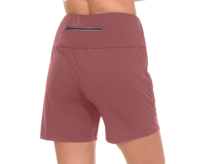 Women's High Waisted Yoga Running Shorts YZF US-DS