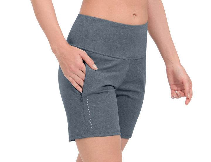 Women's High Waisted Yoga Running Shorts YZF US-DS