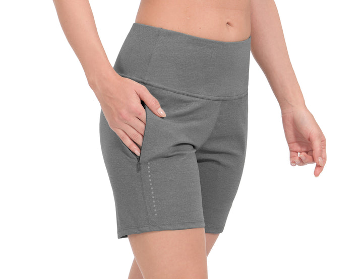 Women's High Waisted Yoga Running Shorts YZF US-DS