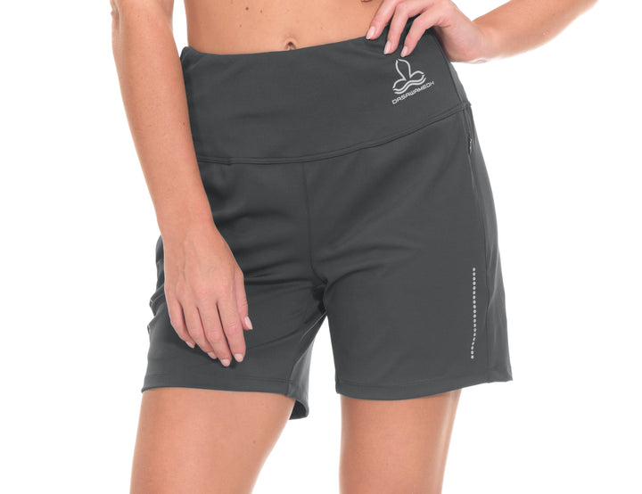 Women's High Waisted Yoga Running Shorts YZF US-DS